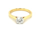 Yellow Gold Round Brilliant Cut Diamond Solitaire Ring - 0.70cts Gardiner Brothers