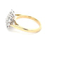 Yellow Gold 3 Oval Shaped Diamond Cluster Style Ring - 1.87cts Gardiner Brothers