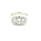 Platinum 3 Oval Shaped Diamond Cluster Style Ring - 1.35cts Gardiner Brothers