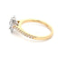 Yellow Gold Pear Shaped Diamond Halo Style Ring - 0.82cts Gardiner Brothers
