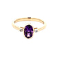 Amethyst & Diamond Dress Ring Gardiner Brothers