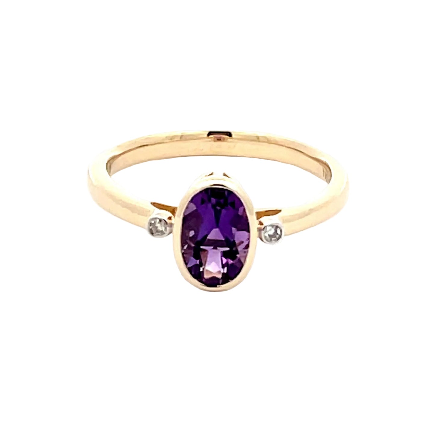 Amethyst & Diamond Dress Ring Gardiner Brothers