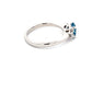 Aquamarine and Round Brilliant Cut Diamond 3 Stone Ring  Gardiner Brothers   