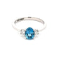 Aquamarine and Round Brilliant Cut Diamond 3 Stone Ring  Gardiner Brothers   