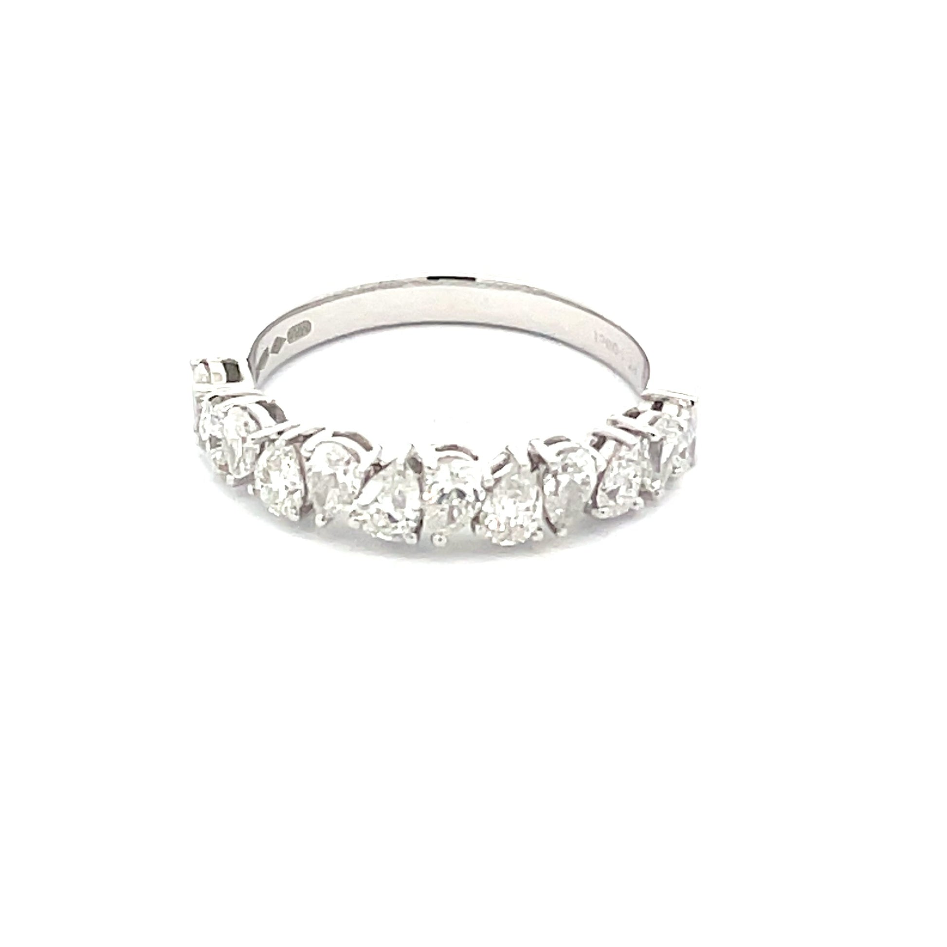 Pear Shaped Diamond Eternity Style Ring  Gardiner Brothers   