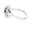 Oval SAPPHIRE AND DIAMOND Traditional CLUSTER STYLE RING Gardiner Brothers
