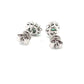 Emerald  AND ROUND BRILLIANT CUT DIAMOND CLUSTER STYLE EARRINGS  Gardiner Brothers   