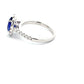 Tanzanite and Diamond Halo style Ring  Gardiner Brothers   