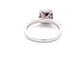 Purple Sapphire and Diamond Halo Style Ring  Gardiner Brothers   