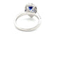 Pear Shaped Tanzanite and Diamond halo style ring Gardiner Brothers
