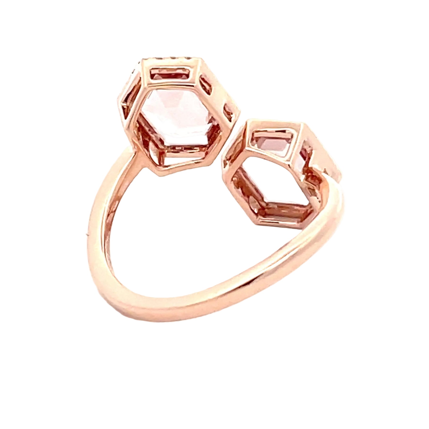 Morganite and Diamond Dress Ring Gardiner Brothers