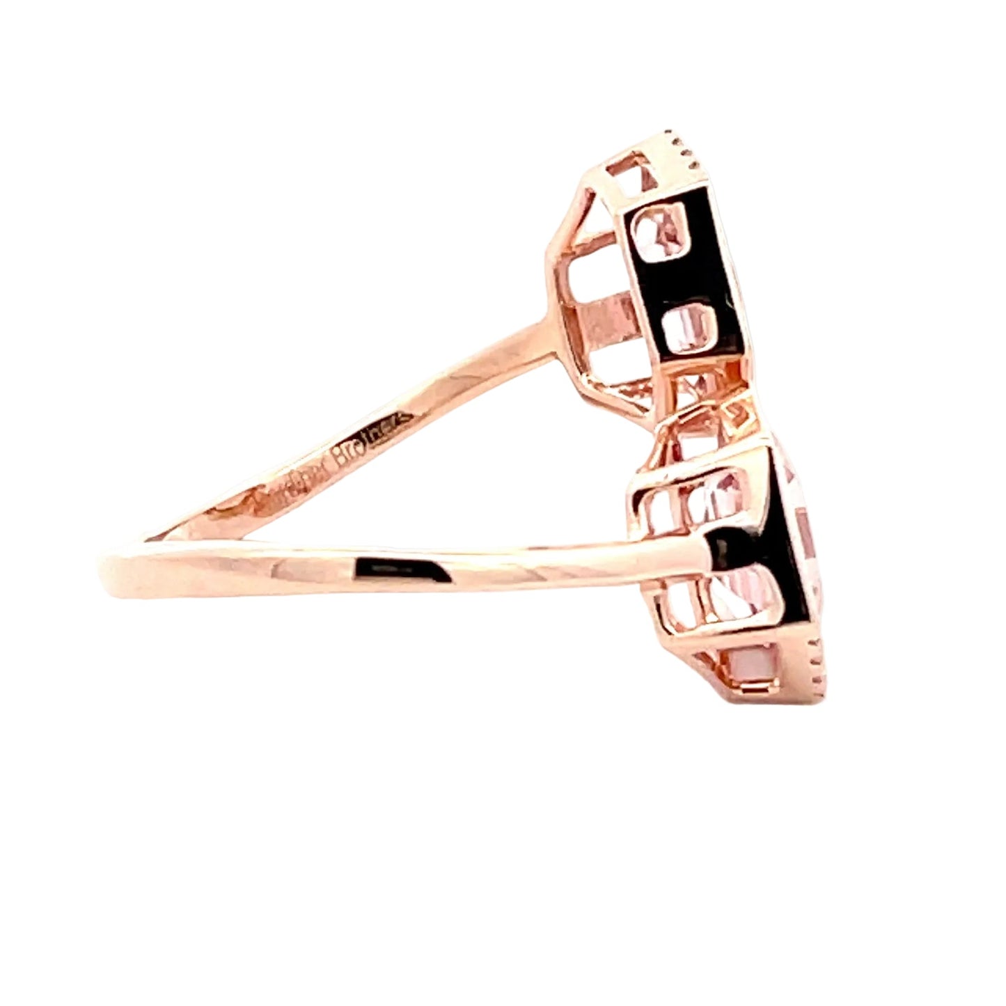 Morganite and Diamond Dress Ring Gardiner Brothers