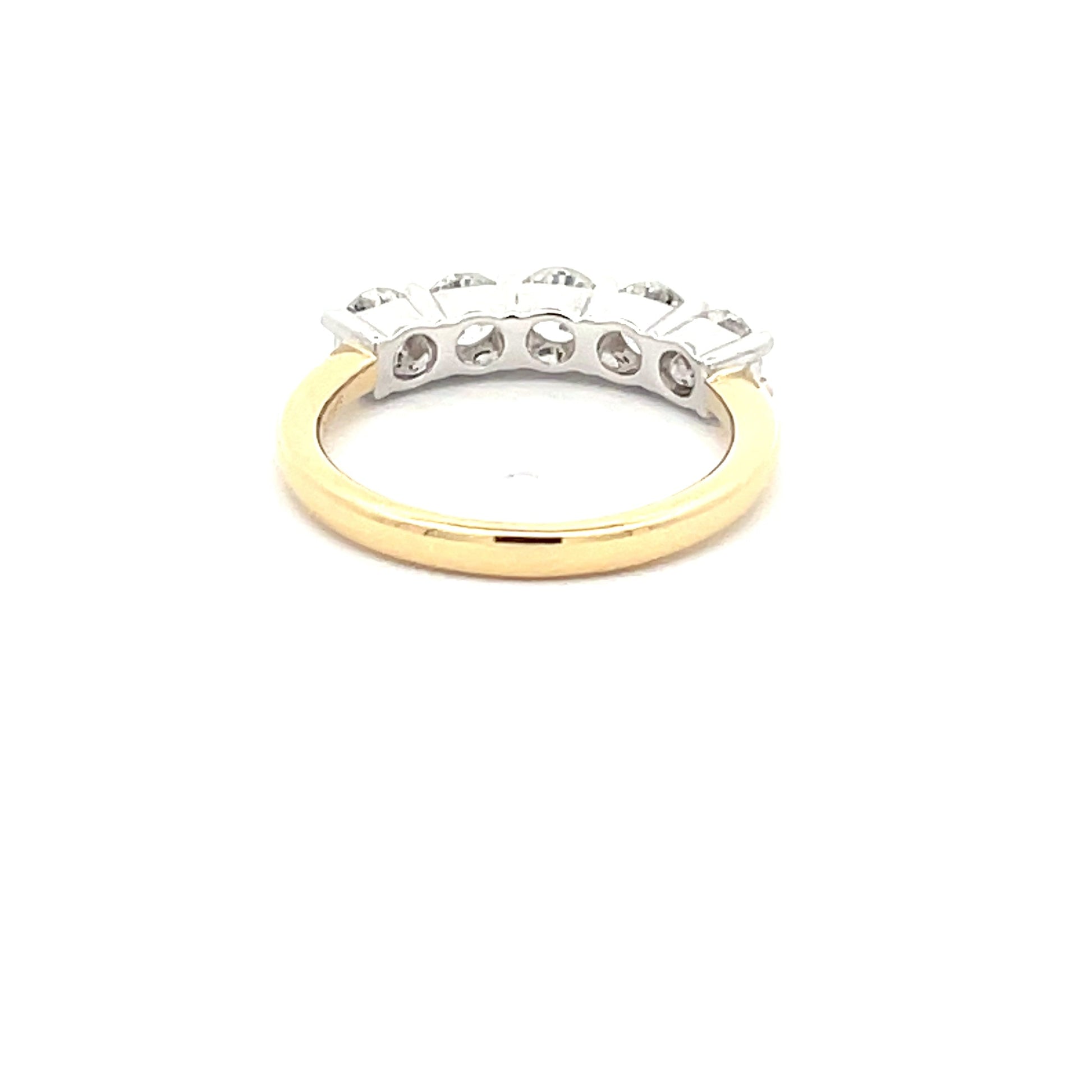 Round Brilliant Cut Diamond 5 Stone Eternity ring - 1.20cts  Gardiner Brothers   