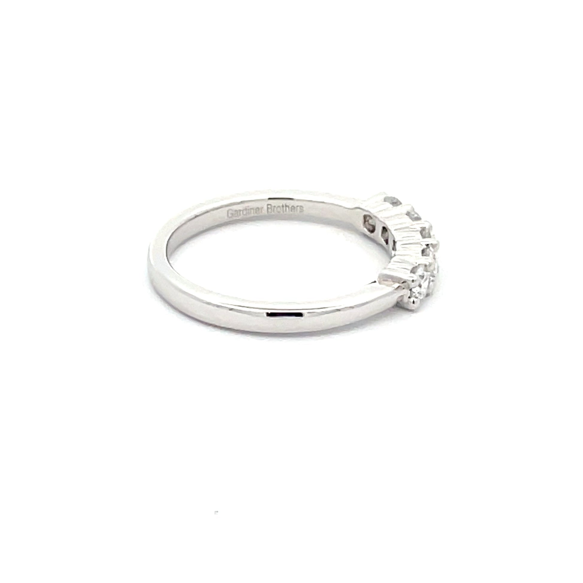 Round Brilliant cut Diamond 5 Stone ring - 0.51cts  Gardiner Brothers   