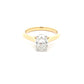 Yellow Gold Oval Shaped Diamond Solitaire Ring - 1.50cts Gardiner Brothers