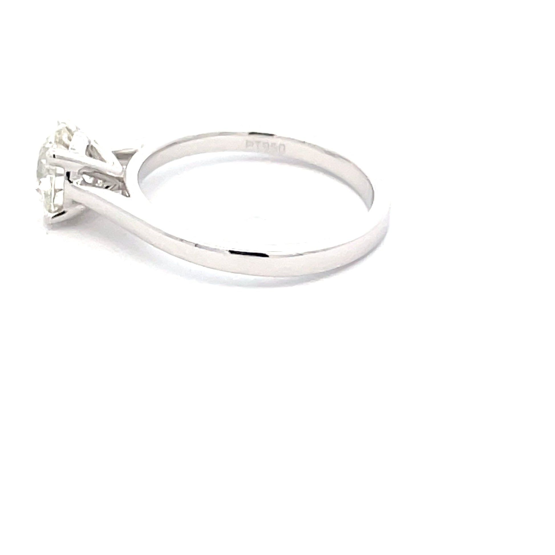 ROUND BRILLIANT CUT DIAMOND SOLITAIRE RING - 1.21CTS  Gardiner Brothers   