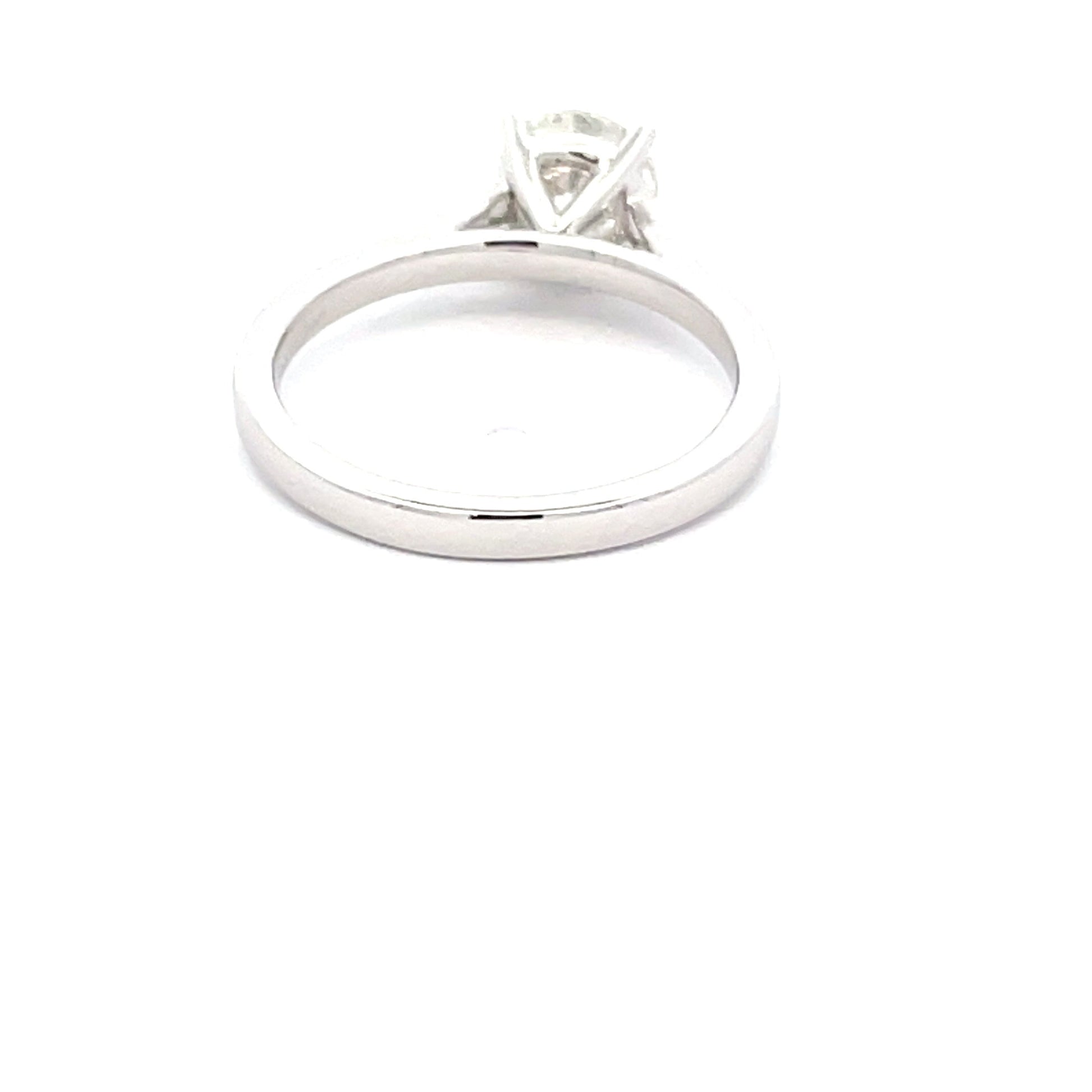 Platinum ROUND BRILLIANT CUT DIAMOND SOLITAIRE RING - 1.21CTS Gardiner Brothers