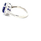 Tanzanite AND DIAMOND HALO Cluster Style RING Gardiner Brothers