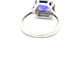 Tanzanite AND DIAMOND HALO Cluster Style RING Gardiner Brothers
