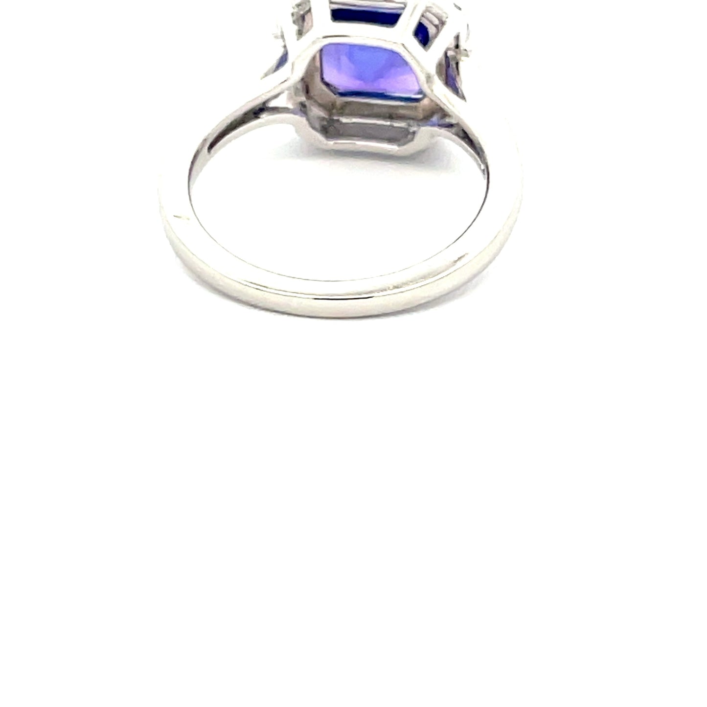 Tanzanite AND DIAMOND HALO Cluster Style RING Gardiner Brothers