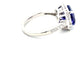 Tanzanite AND DIAMOND HALO Cluster Style RING Gardiner Brothers