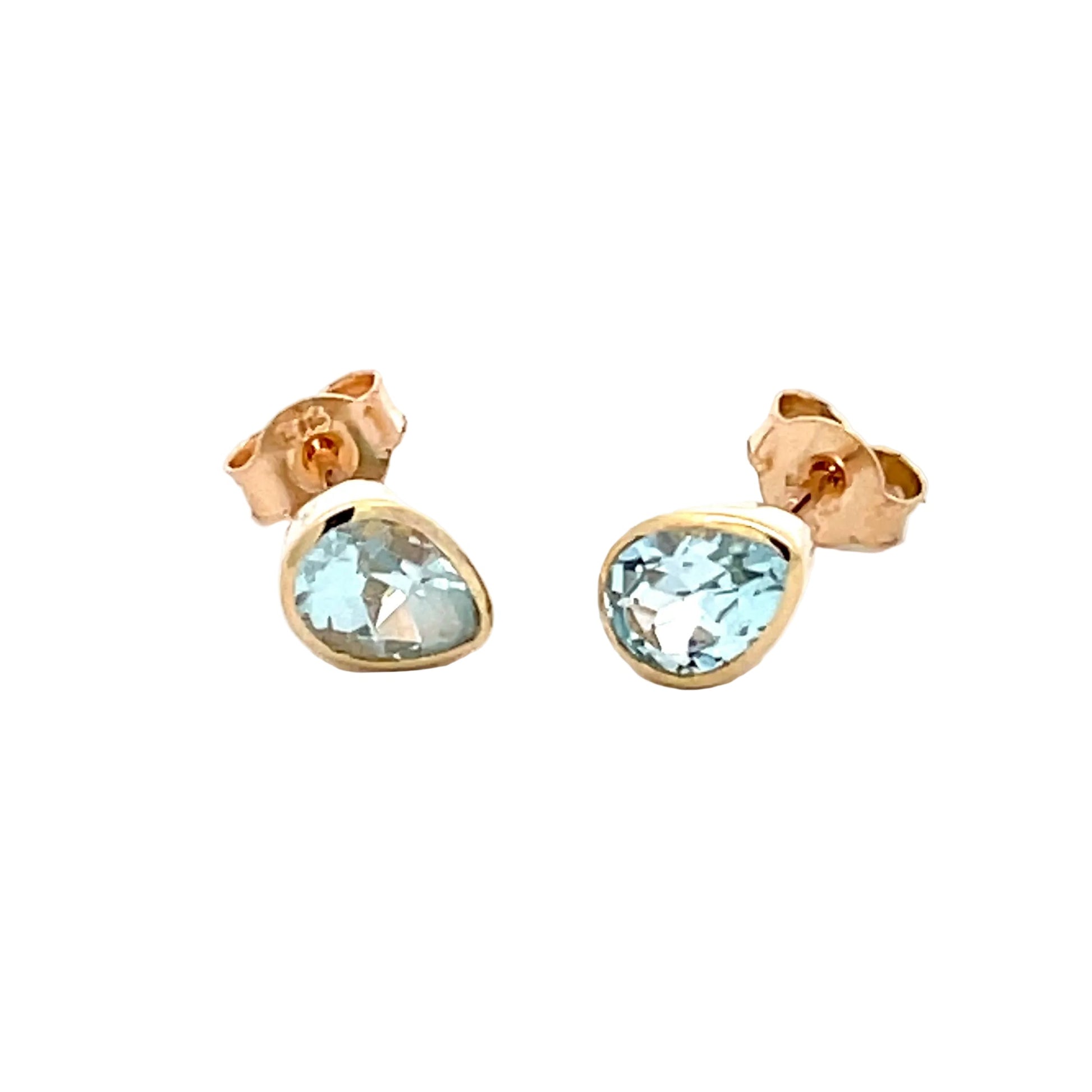 Pear Shaped Topaz Earrings Gardiner Brothers