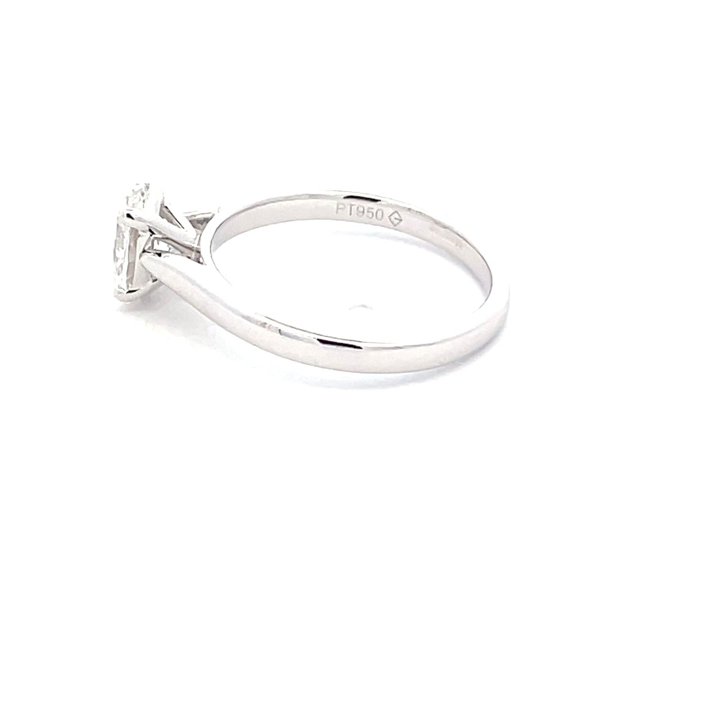 Lab Grown Oval Shaped Diamond Solitaire Ring - 1.04cts Gardiner Brothers