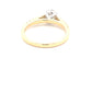Yellow Gold Round Brilliant Cut DIAMOND SOLITAIRE RING WITH DIAMOND SET SHOULDERS - 0.93CTS Gardiner Brothers
