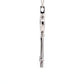 White Gold Diamond Key shaped pendant  Gardiner Brothers   