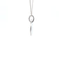 White Gold Disc Style Pendant  Gardiner Brothers   