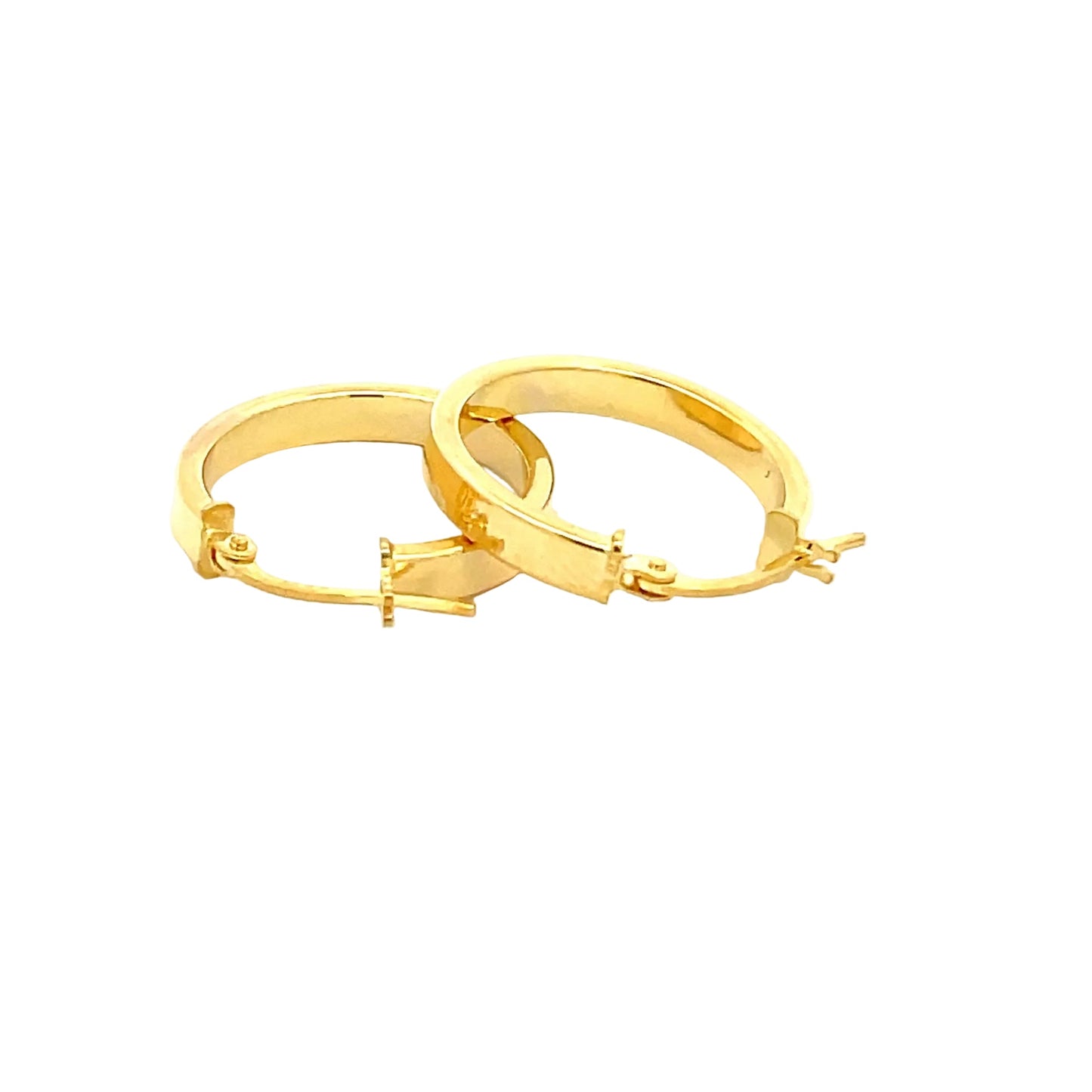 Yellow Gold Hoop Earrings  Gardiner Brothers   
