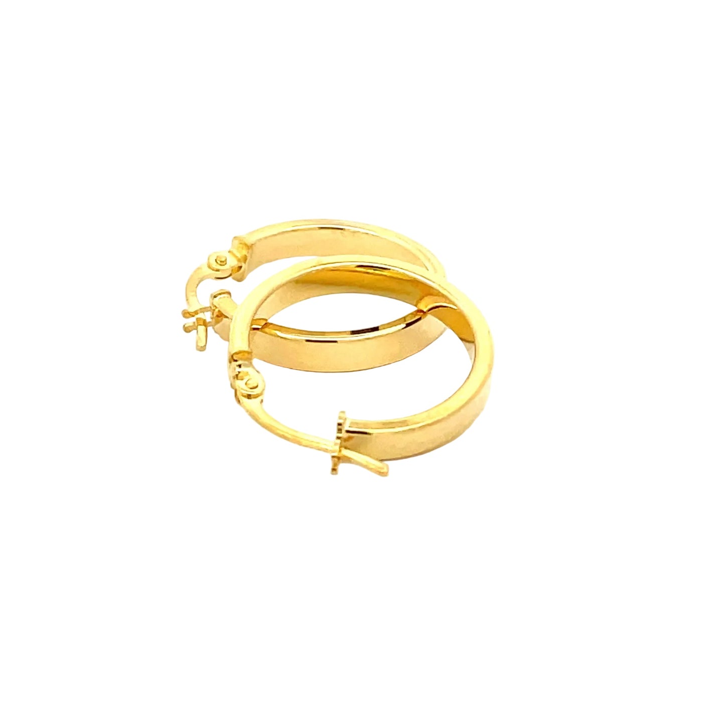Yellow Gold Hoop Earrings  Gardiner Brothers   