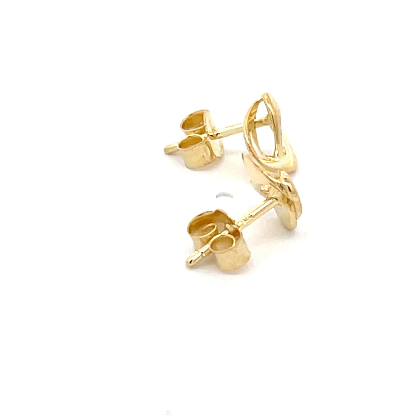 Yellow Gold Stud Earrings  Gardiner Brothers   