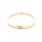 Yellow Gold 4mm Flat Bangle  Gardiner Brothers   