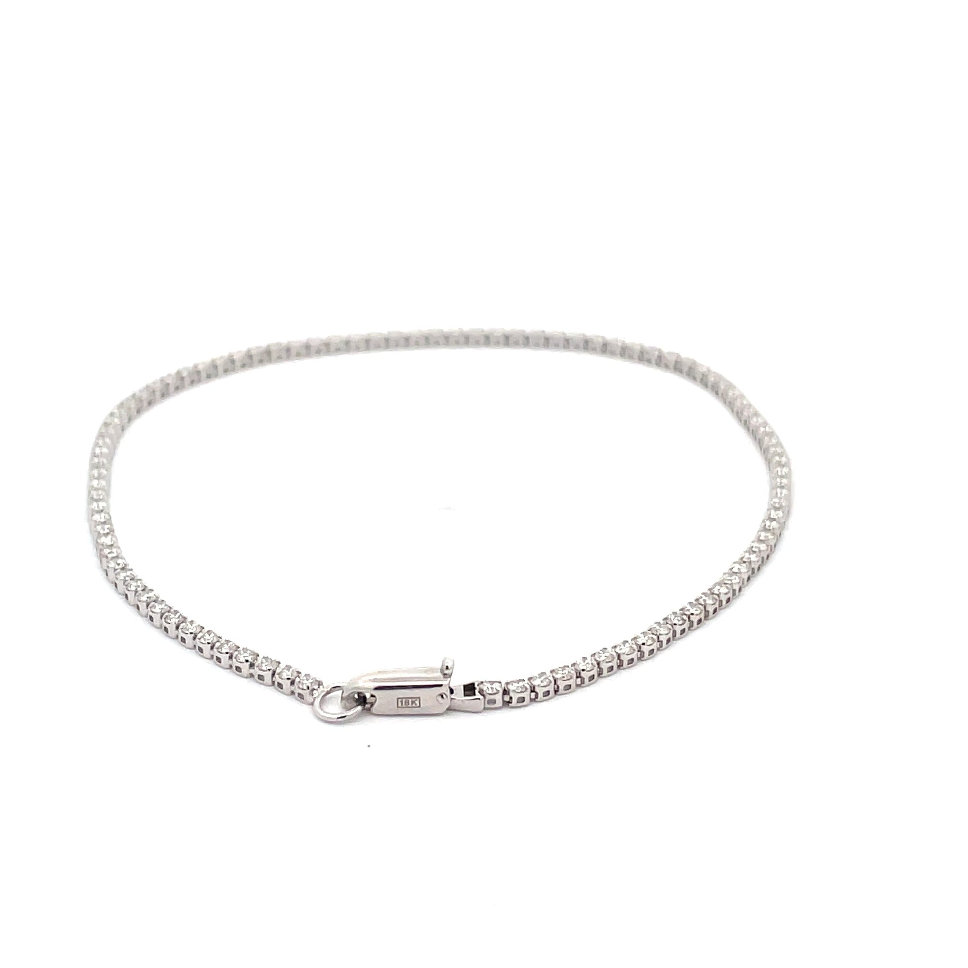 White Gold Diamond Tennis Bracelet - 2.10cts  Gardiner Brothers   