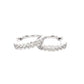 Round Brilliant Cut Diamond Set Hoop Earrings  Gardiner Brothers   