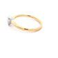 Yellow Gold Pear Shaped Diamond Solitaire Ring Gardiner Brothers