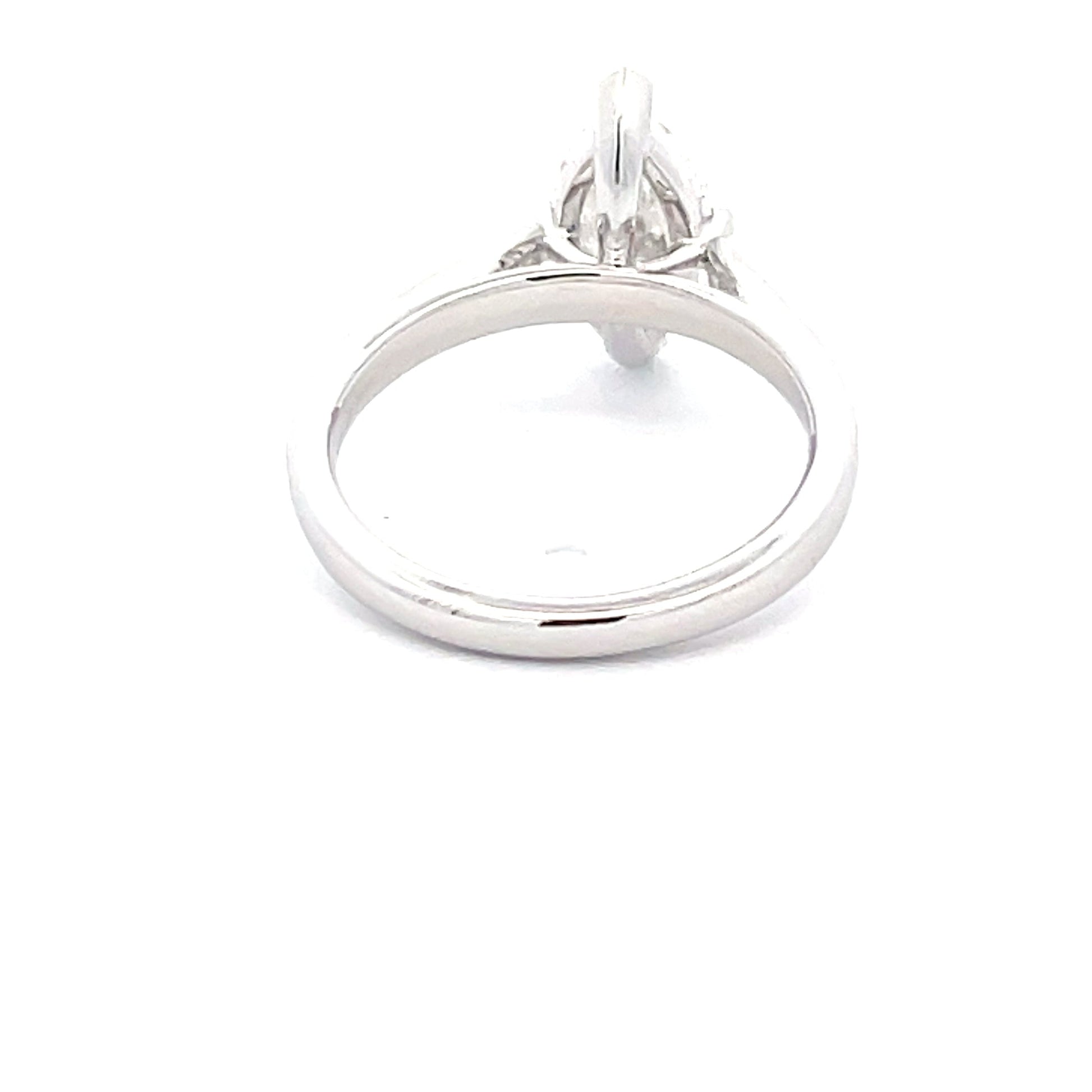 Platinum Marquise Shaped Diamond Solitaire Ring - 1.50cts Gardiner Brothers