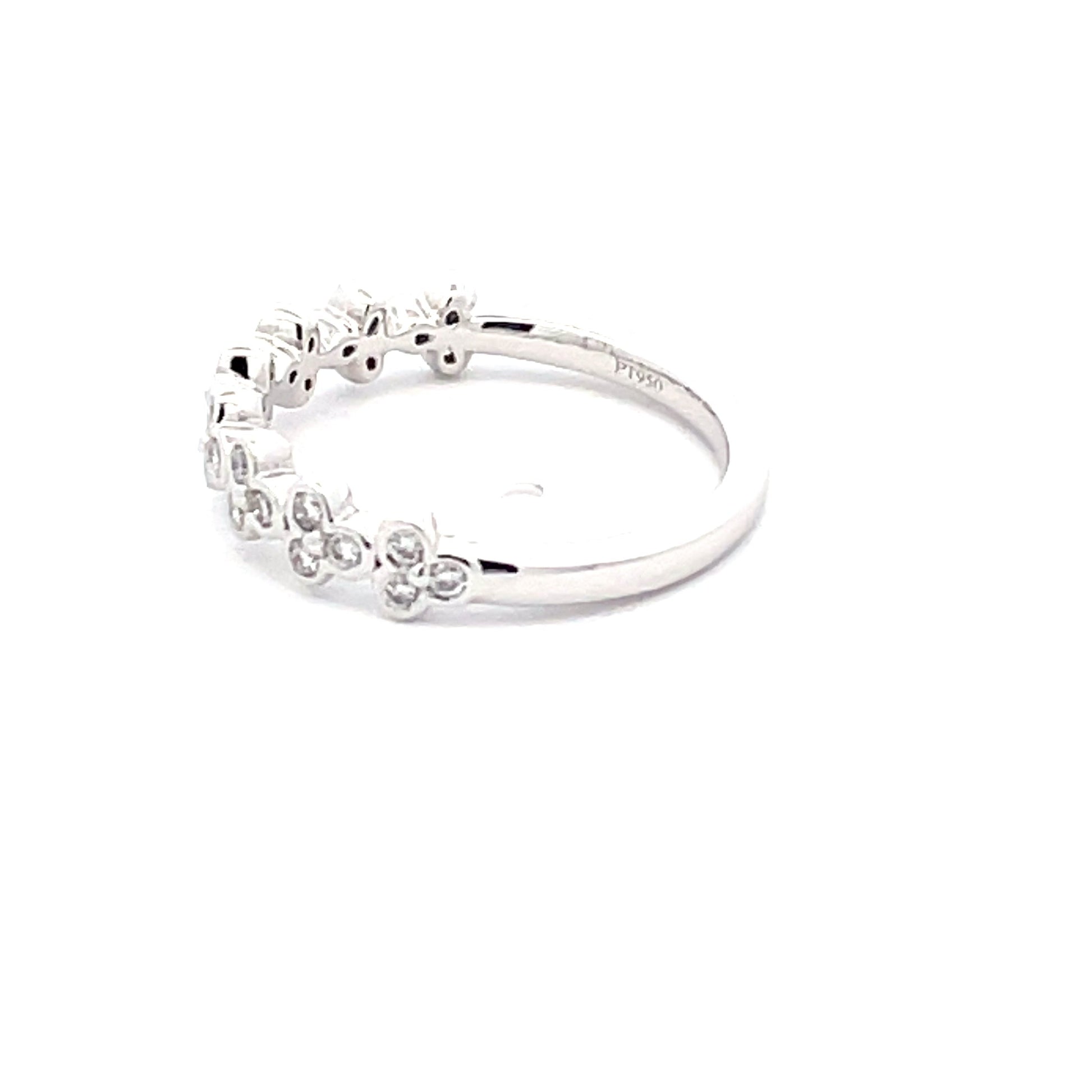 Round Brilliant Cut Diamond Floral Style Dress ring  Gardiner Brothers   