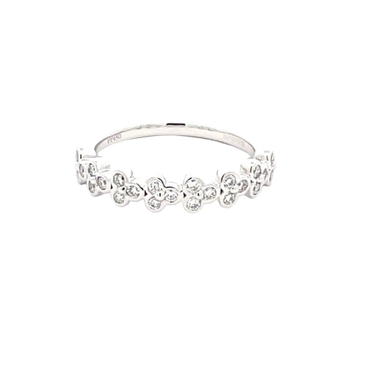 Round Brilliant Cut Diamond Floral Style Dress ring  Gardiner Brothers   