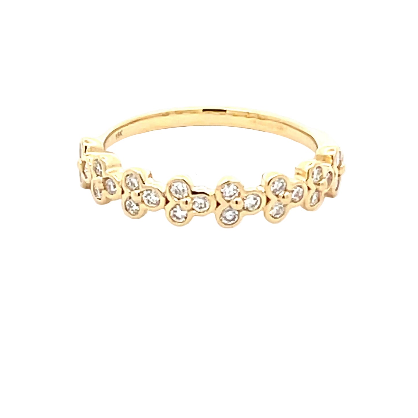 Round Brilliant Cut Diamond Floral Style Dress ring  Gardiner Brothers   