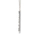 White Gold Diamond Fancy Style Drop Pendant  Gardiner Brothers   