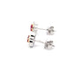 Ruby and Diamond Vintage Style Cluster Earrings  Gardiner Brothers   