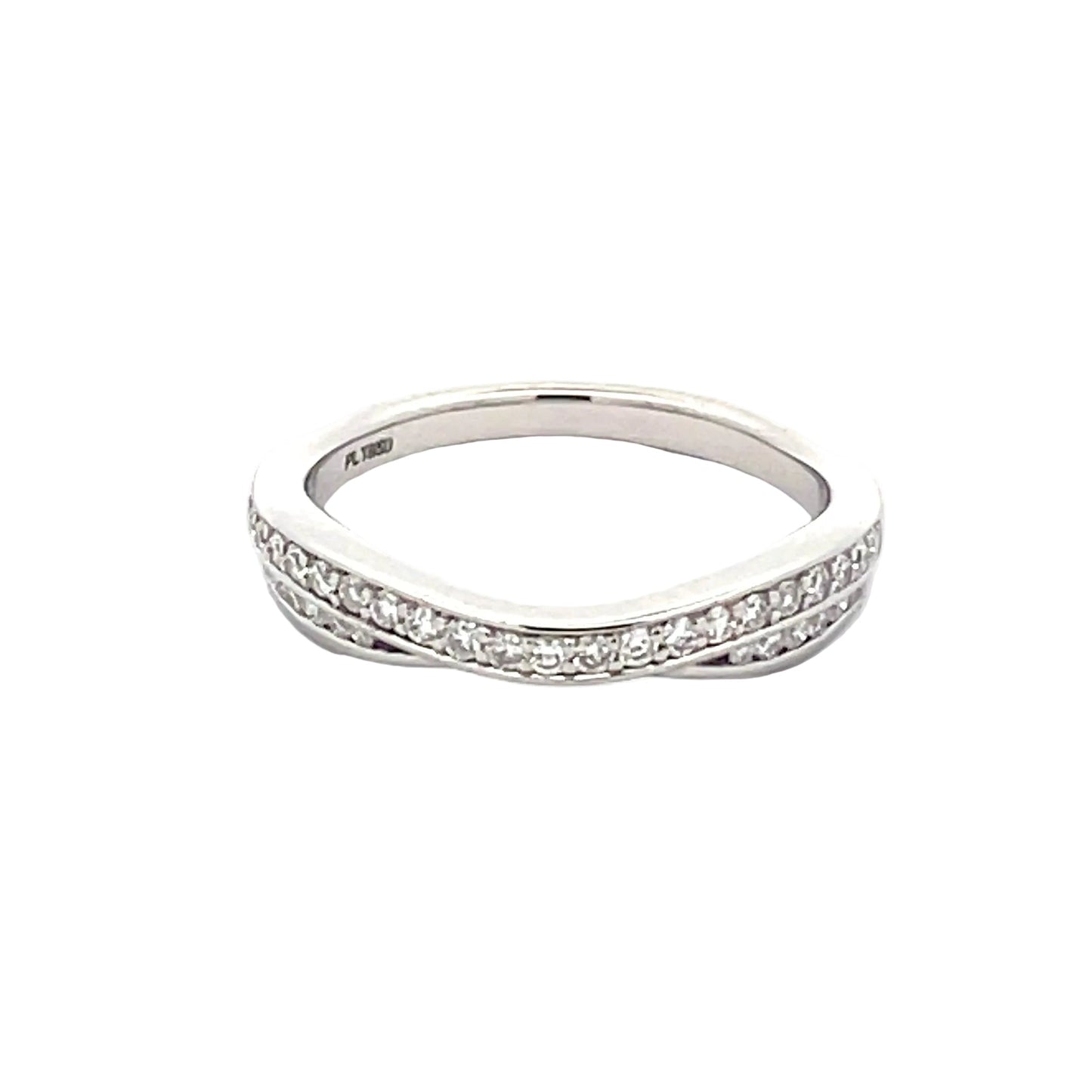 Round Brilliant Cut Diamond Bow Shaped Ring  Gardiner Brothers   