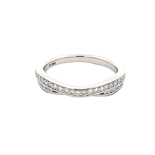 Round Brilliant Cut Diamond Bow Shaped Ring  Gardiner Brothers   