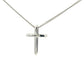 White Gold Diamond Set Cross Pendant  Gardiner Brothers   