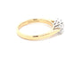 Yellow Gold OVAL SHAPED DIAMOND 3 STONE RING - 0.72CTS Gardiner Brothers