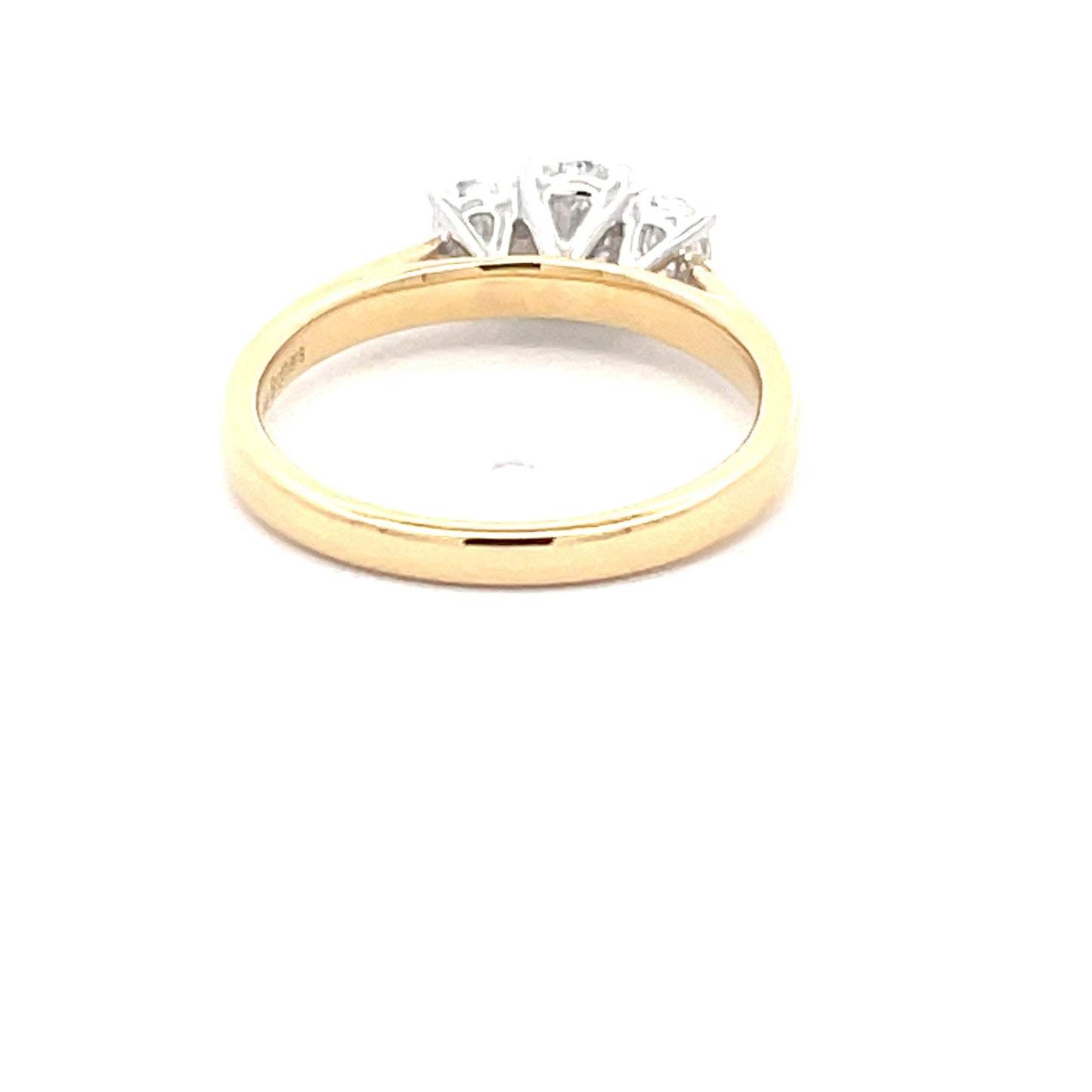 Yellow Gold OVAL SHAPED DIAMOND 3 STONE RING - 0.72CTS Gardiner Brothers
