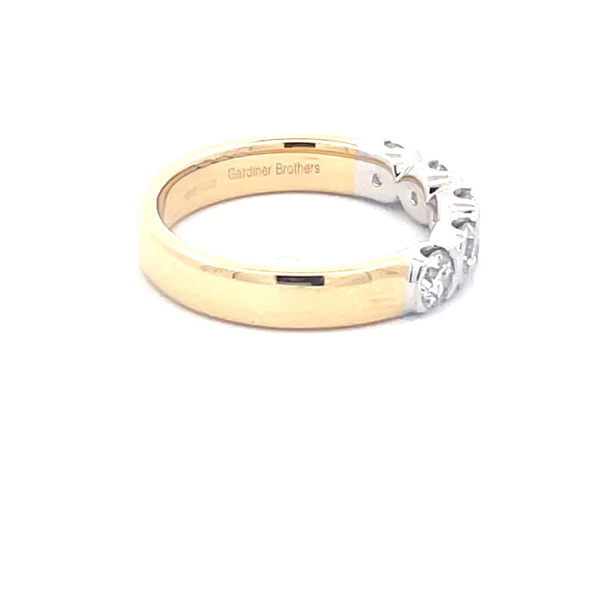 Round Brilliant Cut Diamond 5 Stone Ring - 1.00cts  Gardiner Brothers   
