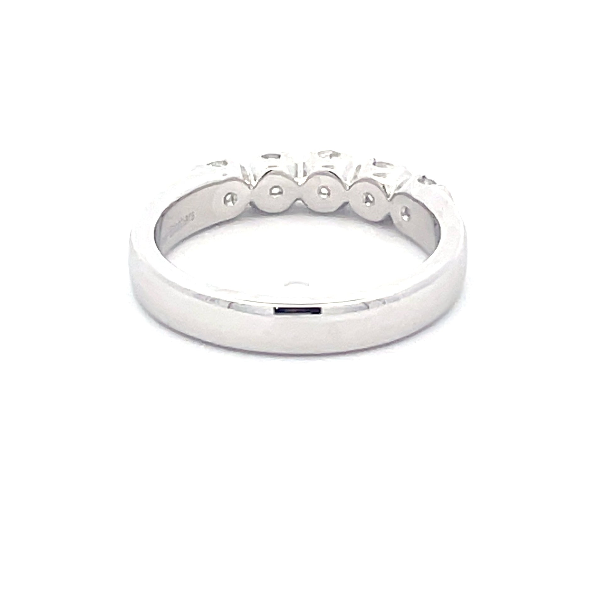 Round Brilliant Cut Diamond 5 Stone Ring - 0.75cts  Gardiner Brothers   